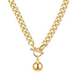 Lulu & Jane Halskette Metall-Legierung in Gelbgold 52,0 cm Damen 