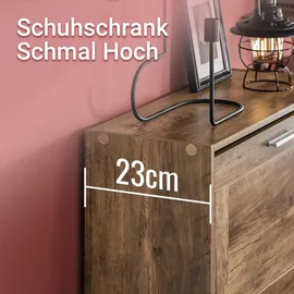 SoBuy Schuhkipper 60 x 115 x 23 cm braun