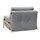Innovation Living Schlafsessel CUBED Polyester 98 x 79 x 98 cm Grau mit Kissen