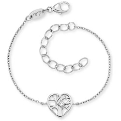 Engelsrufer Silberarmband Engelsrufer Mädchen-Armband 925er Silber Zirkonia, Modern silberfarben