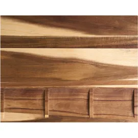 Beliani Schneidebrett Akazienholz 1 40 x 30 cm Braun