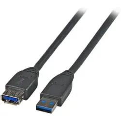 EFB-Elektronik USB-Verlängerung A-A 3,0m USB 3.0 schwarz K5237.3