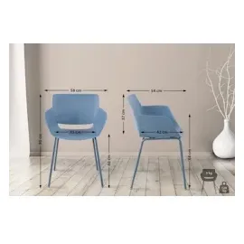 CLP Stuhl Alpena blau