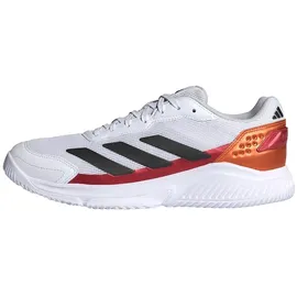adidas Herren Courtquick Mens Padel Shoes, FTWR White/core Black/Lucid Orange, 47 1/3 EU - 47 1/3 EU