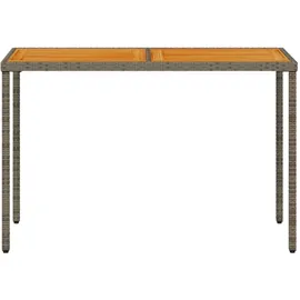 vidaXL Gartentisch 115 x 54 x 74 cm Grau