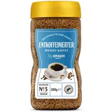 by Amazon Gold Instant Kaffee Entkoffeiniert, 200g - Rainforest Alliance Certified