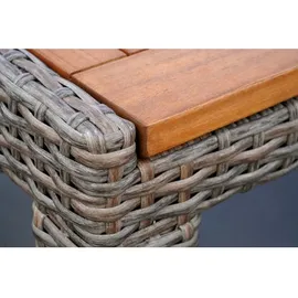 Merxx Avellino Garten-Essgruppe 7-tlg. Tisch 180 x 100 cm steinbeige inkl. Auflagen