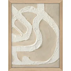 Gemälde RAW ORGANIC - bunt - BHT 32.80x42.80x2.80 cm