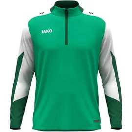 Jako Ziptop Dynamic grün/weiß/dunkelgrün 164