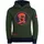 TROLLKIDS Troll Kapuzenpullover - Forest Green / Navy / Flame Orange - 104 cm