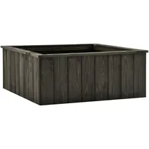 vidaXL Hochbeet 74 x 77 x 30 cm Dunkelgrau
