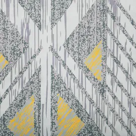 Beliani Teppich Grau 160 x 230 cm geometrisches Muster Kurzflor KARGI
