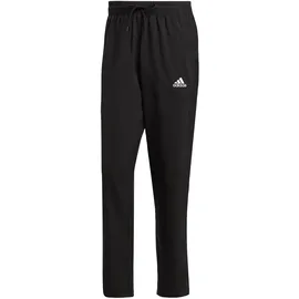 Adidas Herren AEROREADY Essentials Stanford Open Hem Embroidered Small Logo Pants, Black, M/T