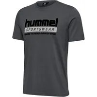 Hummel Carson Kurzarm-t-shirt - Blackened Pearl S