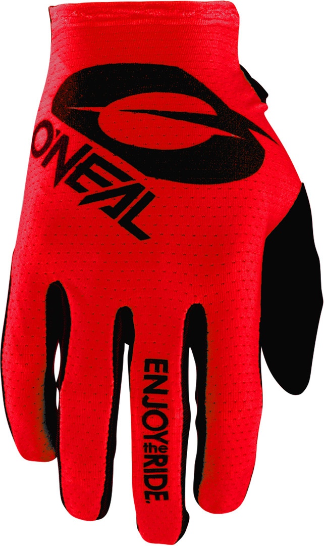 Oneal Matrix Stacked Motorcross handschoenen, rood, 2XL Voorman