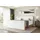 altdecor Boxspringbett 120 x 200 cm H3 Weiß