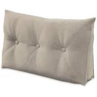 eloneo Rückenkissen Keilkissen 70 x 20 cm Beige