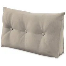 eloneo Rückenkissen Keilkissen 70 x 20 cm Beige
