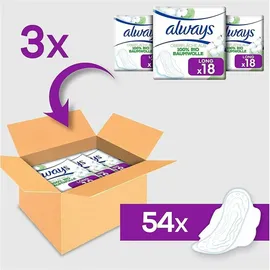 Always Ultra Binden Damen Gr. 2 Cotton Protection Long 54 St.