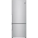 LG GBB569NSAGB Kombinierter Kühlschrank, 70 cm, Maxi-Kapazität 462 l, Kühlschrank Total No Frost, WLAN, Tür & Linear Cooling, Metal Touch-Display, Kompressor Smart Inverter, Smart Diagnosis, Noble