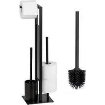 Wenko WC-Garnitur Mod. Rivalta, Schwarz