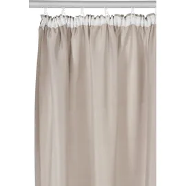 MY HOME Vorhang MY HOME "Raja, Gardinen mit Kräuselband, Vorhänge Wohnzimmer" Gr. 1, beige (sand), B:140cm H:145cm, Polyester, Recyceltes Material, Gardinen, 2er-Set, Bestseller, einfarbig, modern, pflegeleicht, Mikrofaser