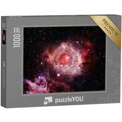 puzzleYOU Puzzle Puzzle 1000 Teile XXL „Universumsszene mit Sternen und Galaxien“, 1000 Puzzleteile, puzzleYOU-Kollektionen Weltraum, Universum