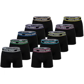 JACK & JONES JACLIMES SOLID TRUNKS schwarz L 10er Pack