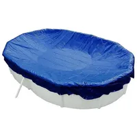 Evolution Abdeckplane Oval 540x350cm Blau mit Übermaß Sommer Winter
