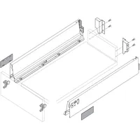 Blum Tandembox Antaro M Schubladenschienen-set 450 mm