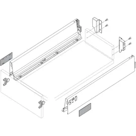 Blum Tandembox Antaro M Schubladenschienen-set 450 mm