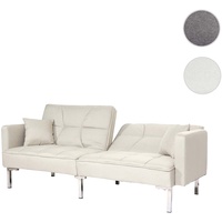 Schlafsofa HWC-K65, Schlafcouch Bettsofa G√§stebett, Schlaffunktion Liegefl√§che 170x104 cm ~ Stoff/Textil creme-beige