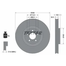 Textar Bremsscheibe 92238205