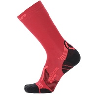 UYN Super Fast Mid Socke red/pink 42