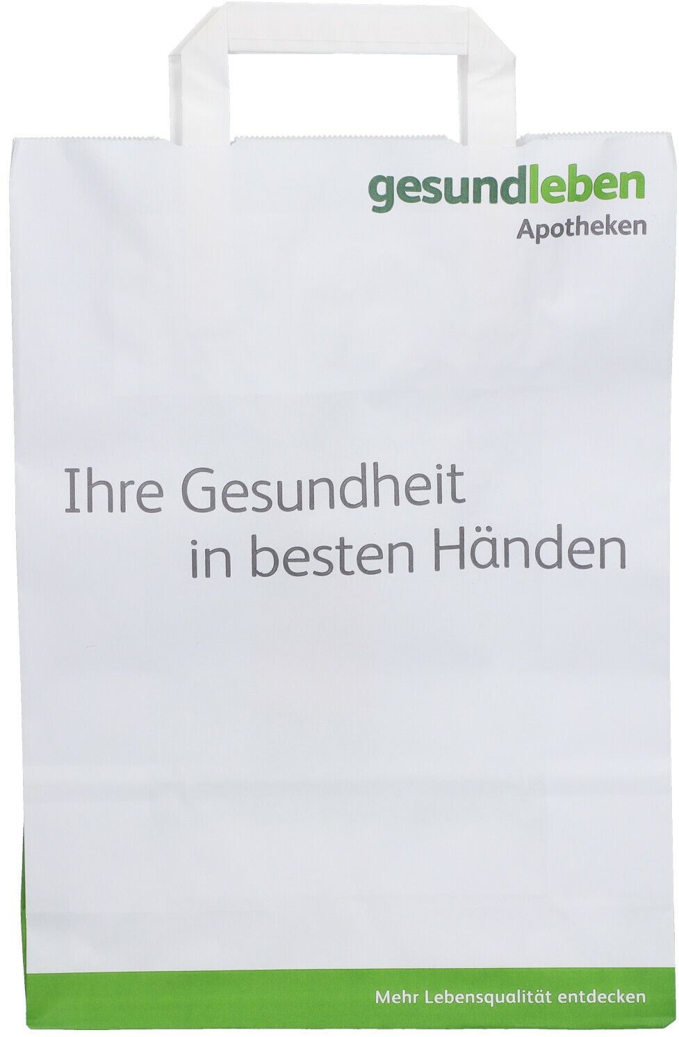 gesund leben Papiertüte groß 100x260x360 cm