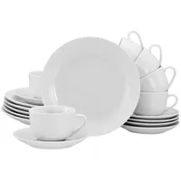 CreaTable Luna Kaffeeservice 18-tlg. weiß