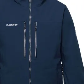 Mammut Stoney HS Thermo Hooded Jacke Skijacke Blau L