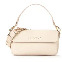 Valentino Alexia Umhängetasche Kunstleder Beige/Weiß
