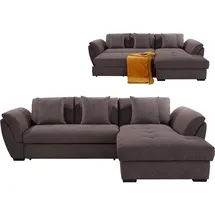 Roller Ecksofa - grau-braun - Liegefunktion