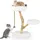 Goplus Kratzbaum 90 cm weiß