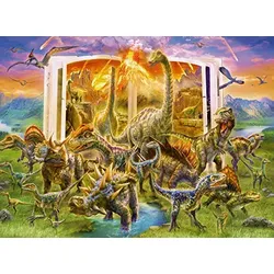 Ravensburger Kinderpuzzle 12905 - Lexikon der Urzeit [300 Teile] (Neu differenzbesteuert)