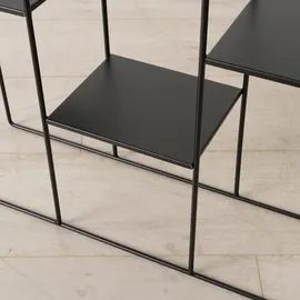 Boltze Modernes Regal aus Metall mit 3 Regalb√∂den und Blumenkasten (indoor) von Boltze zum Top Preis
