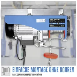 Güde Seilzug Aluminium 11 kg blau