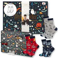 Adventskalender socken- 12 Paar Damen-Socken Größe 35-40 HARRY POTTER - Geschenke zu Weihnachten für Frauen - Bunt