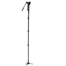 Manfrotto XPRO Video-Einbeinstativ Aluminium mit Kopf