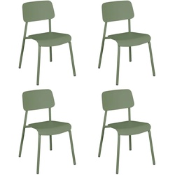Fermob - Studie Stuhl Outdoor, kaktus (4er-Set)
