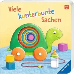 RAVENSBURGER 41864 Pappbilderbuch Viele kunterbunte Sachen