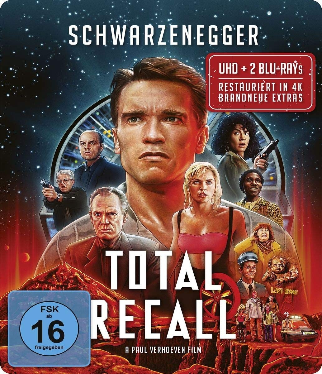 Total Recall / Uncut / Limited Steelbook Edition (4K Ultra-HD + Blu-ray 2D + Bonus-Blu-ray) (Neu differenzbesteuert)