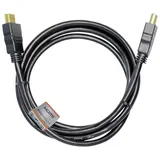 Maxtrack HDMI Kabel 3m 4K+HDR geeignet vergoldet