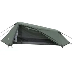 2 Personen Biker Zelt Explorer 2 kg 3000mm Wassersäule Campingzelt GRÜN 2 PERSONEN